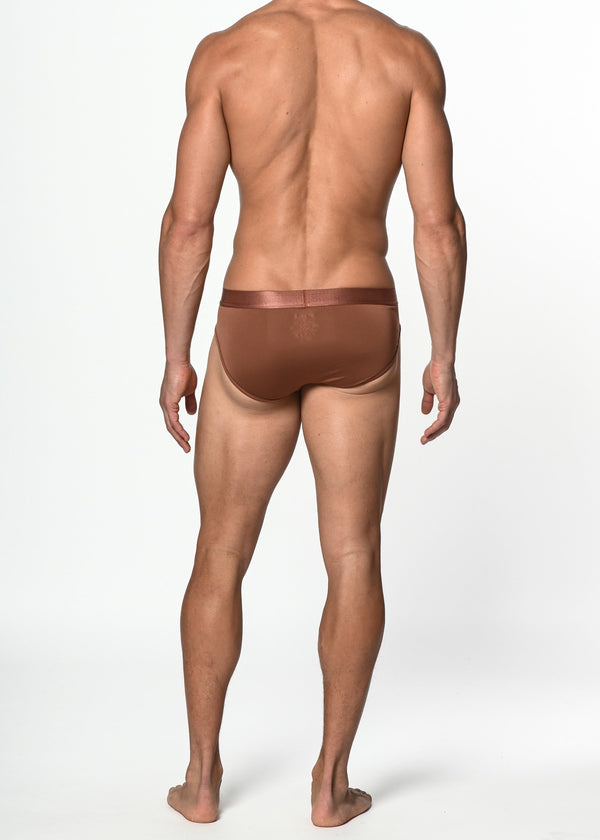 TOFFEE SKIN TONE RECYCLED POLYESTER/ELASTANE LOW RISE BRIEF ST-10120