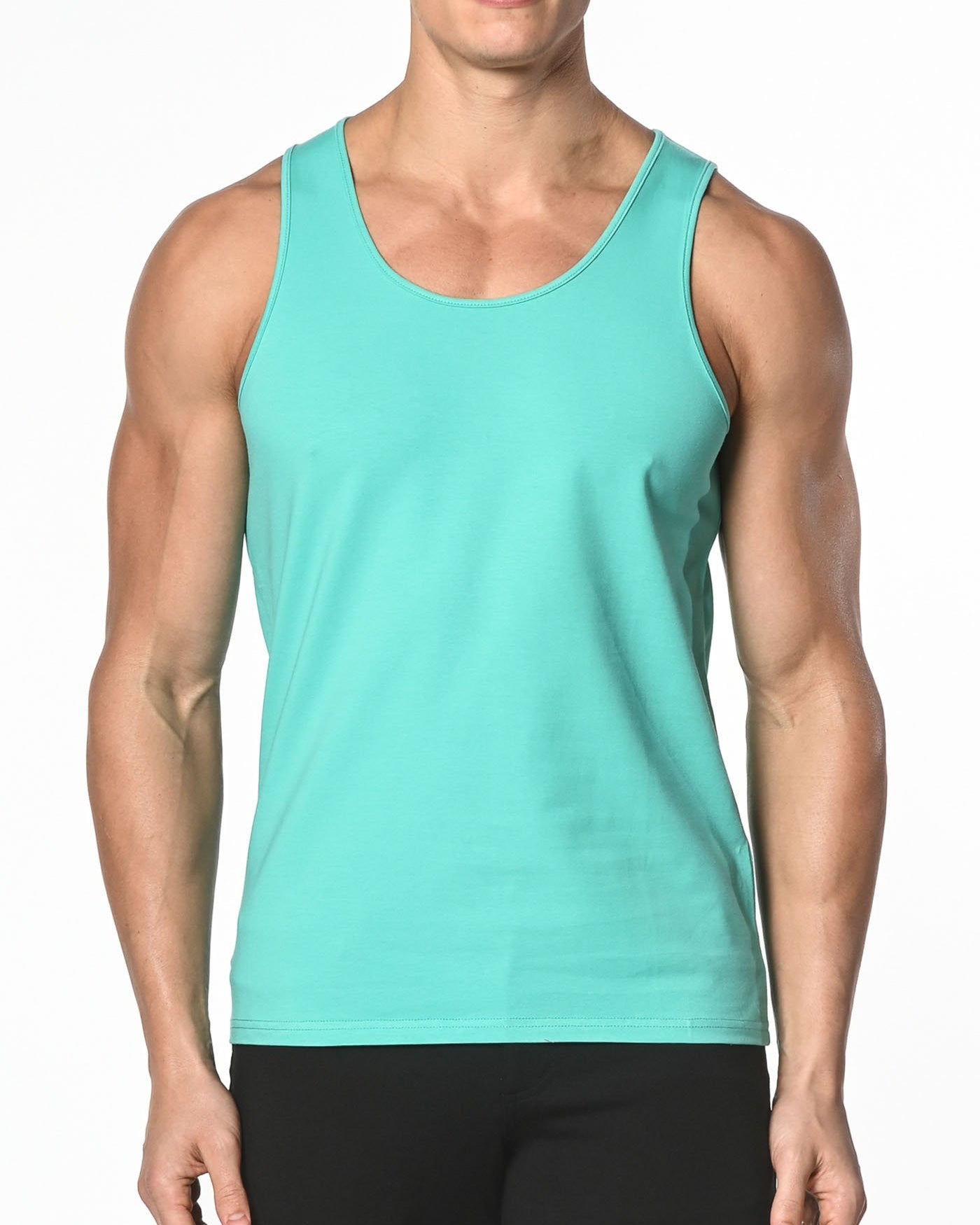 LAKE MIST COTTON JERSEY TANK TOP ST-102