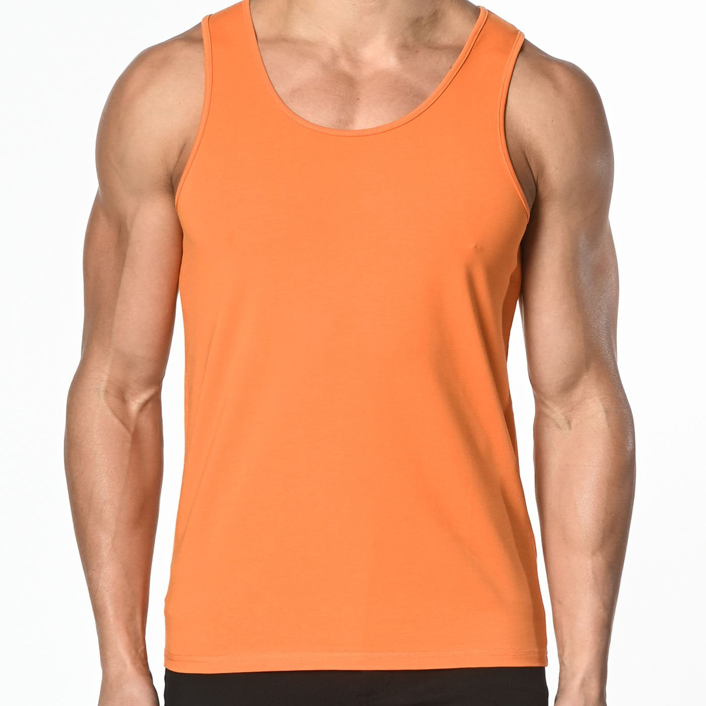 TANGERINE COTTON JERSEY TANK TOP ST-102