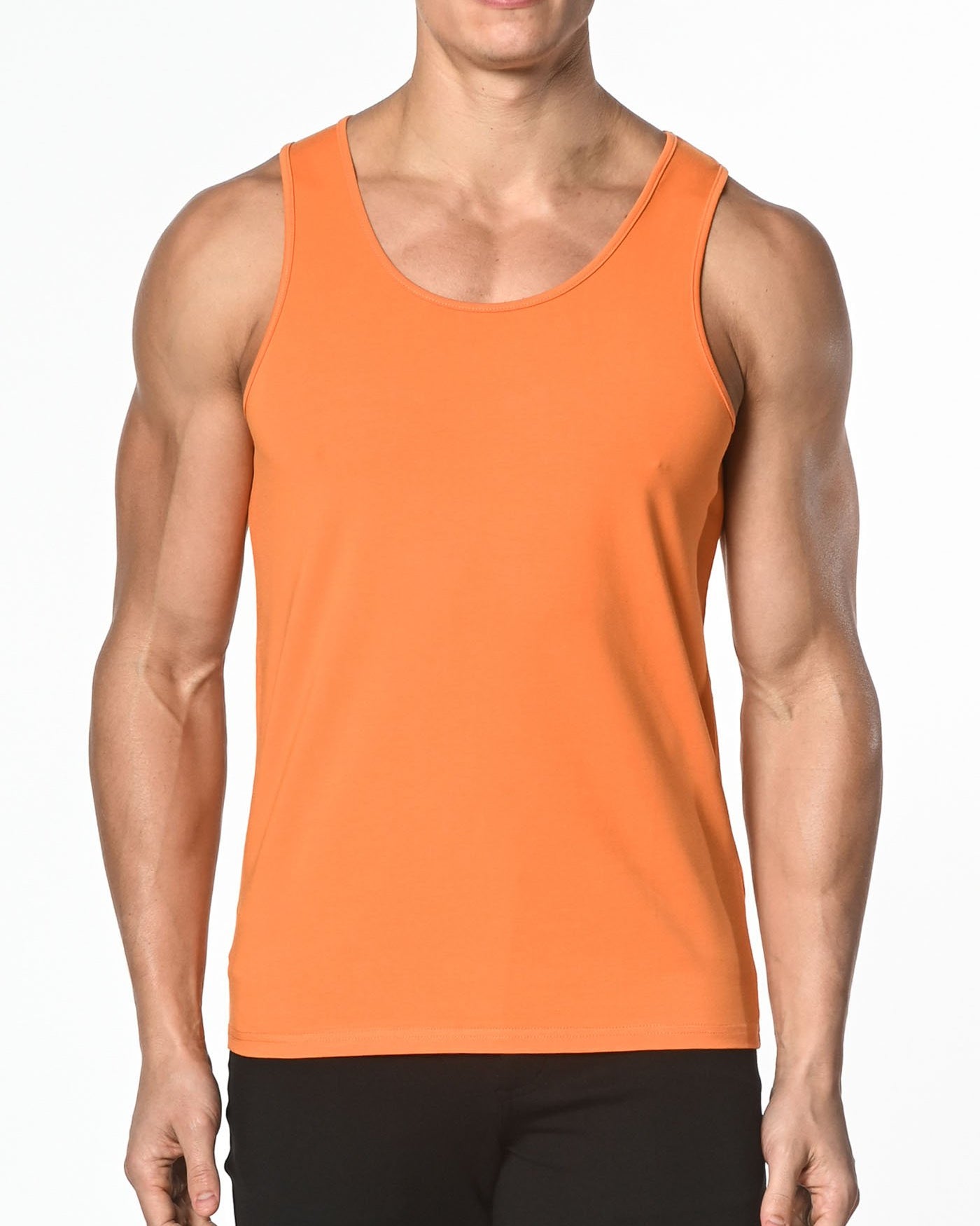 TANGERINE COTTON JERSEY TANK TOP ST-102