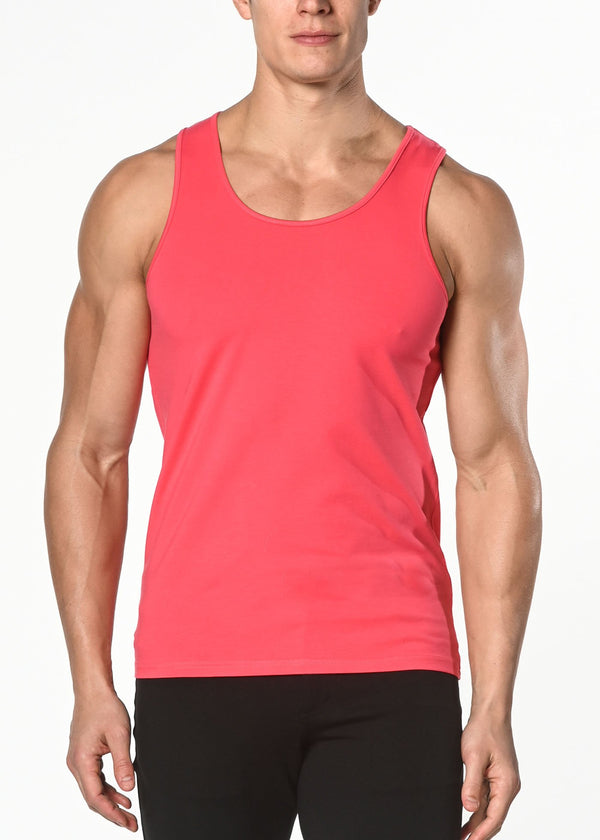 RED BERRY COTTON JERSEY TANK TOP ST-102