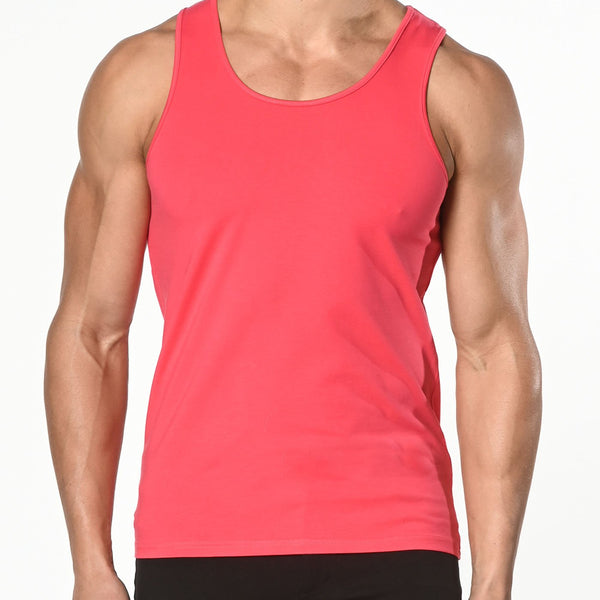 RED BERRY COTTON JERSEY TANK TOP ST-102