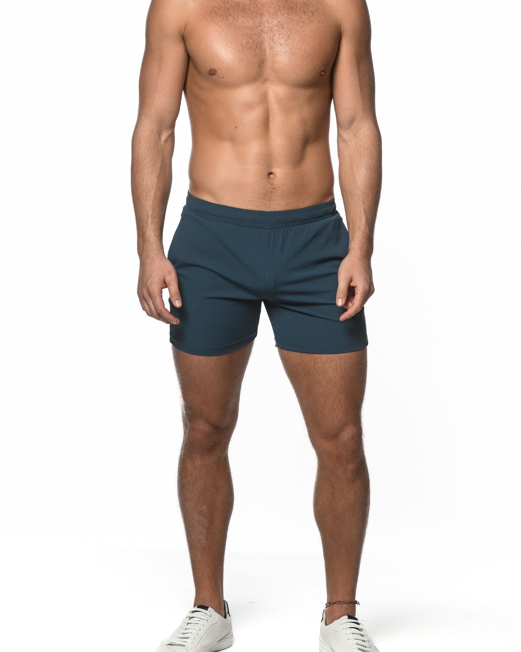 BLUE MARINE TEXTURED STRETCH PERFORMANCE SHORTS ST-1466-54