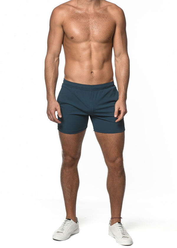 BLUE MARINE TEXTURED STRETCH PERFORMANCE SHORTS ST-1466-54