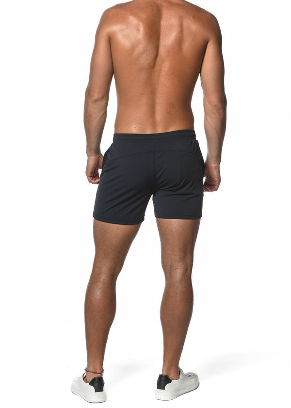 NAVY TEXTURED STRETCH PERFORMANCE SHORTS ST-1466-54