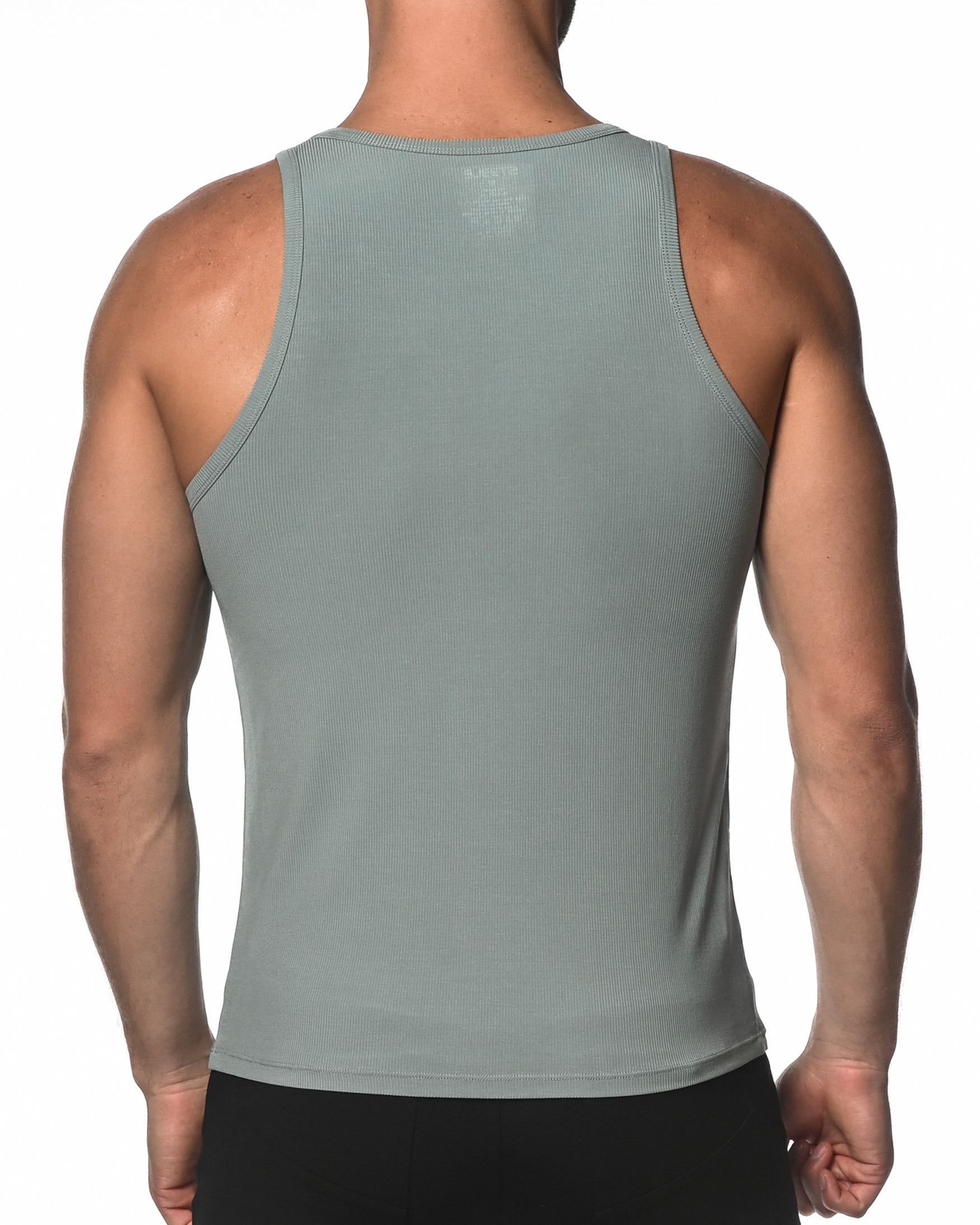 SEAFOAM RIB MODAL TANK  ST-16004