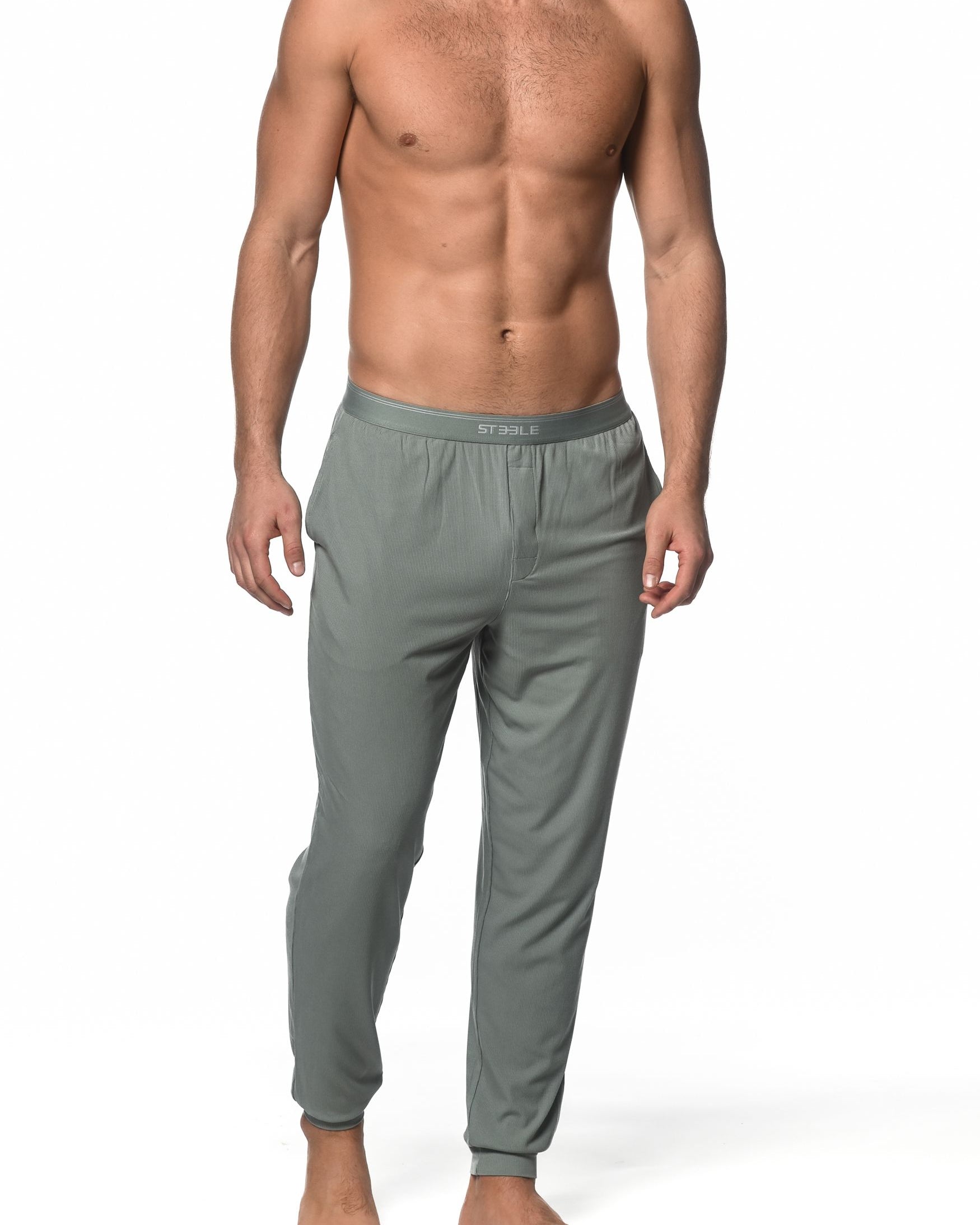 SEAFOAM RIB MODAL LOUNGE PANTS  ST-16006
