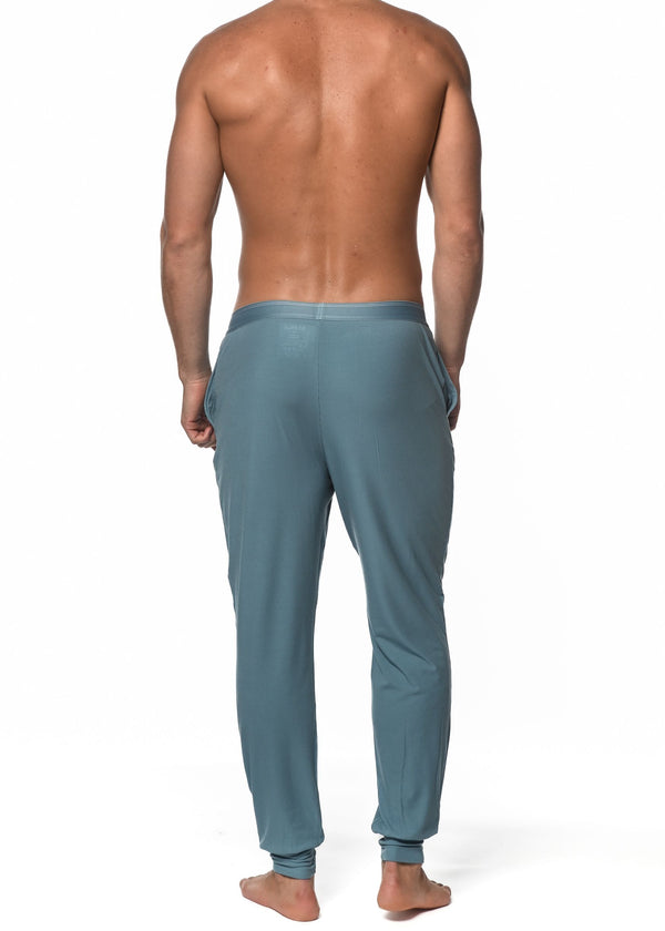 SLATE BLUE RIB MODAL LOUNGE PANTS  ST-16006