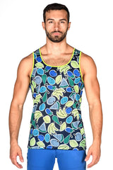 LIME FRUIT STRETCH MESH TANK TOP ST-167 Final Sale