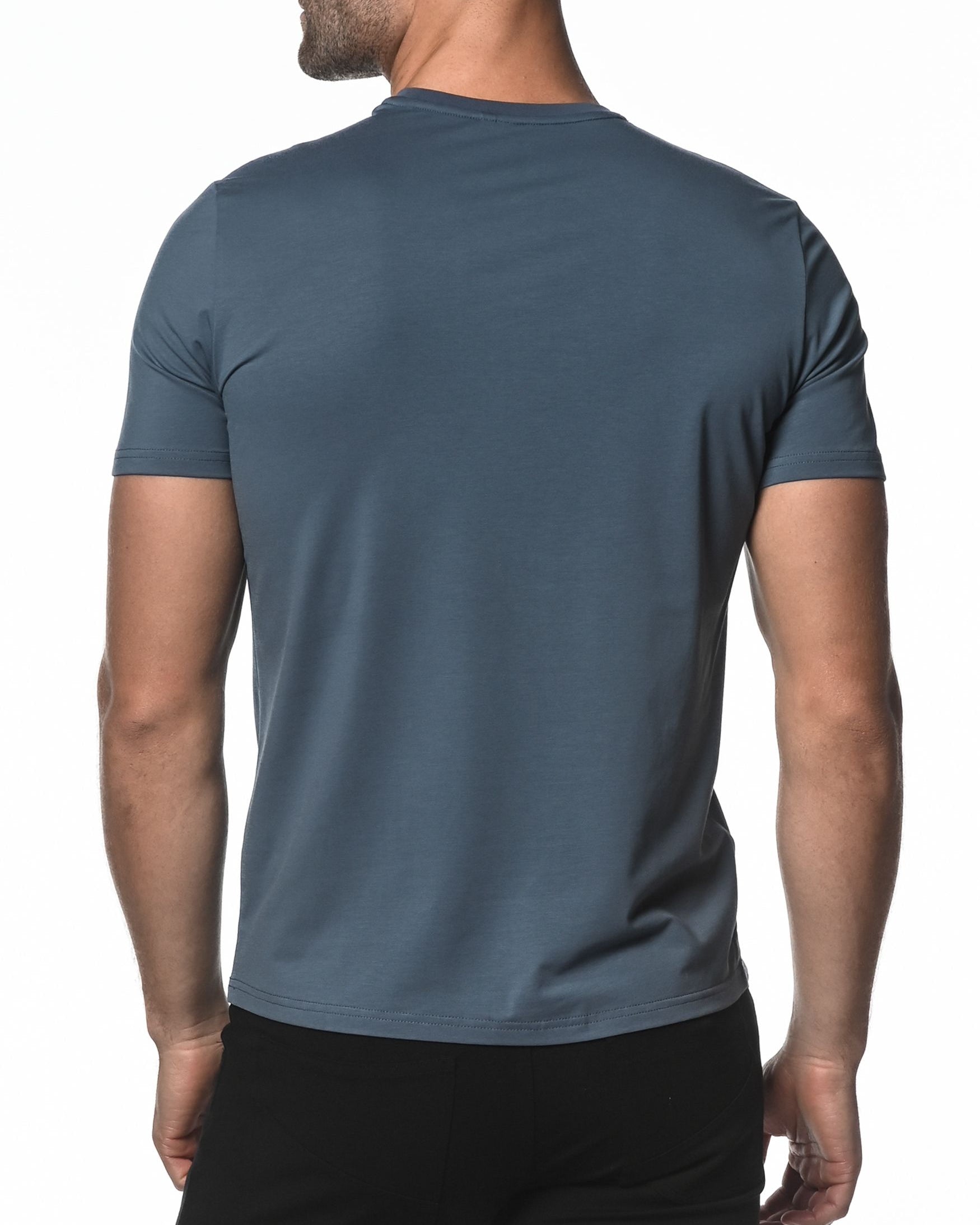 DENIM CREW NECK SHORT SLEEVE JERSEY T-SHIRT ST-60