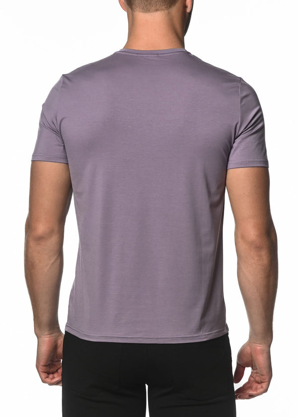 BERRY V-NECK SHORT SLEEVE JERSEY T-SHIRT ST-61