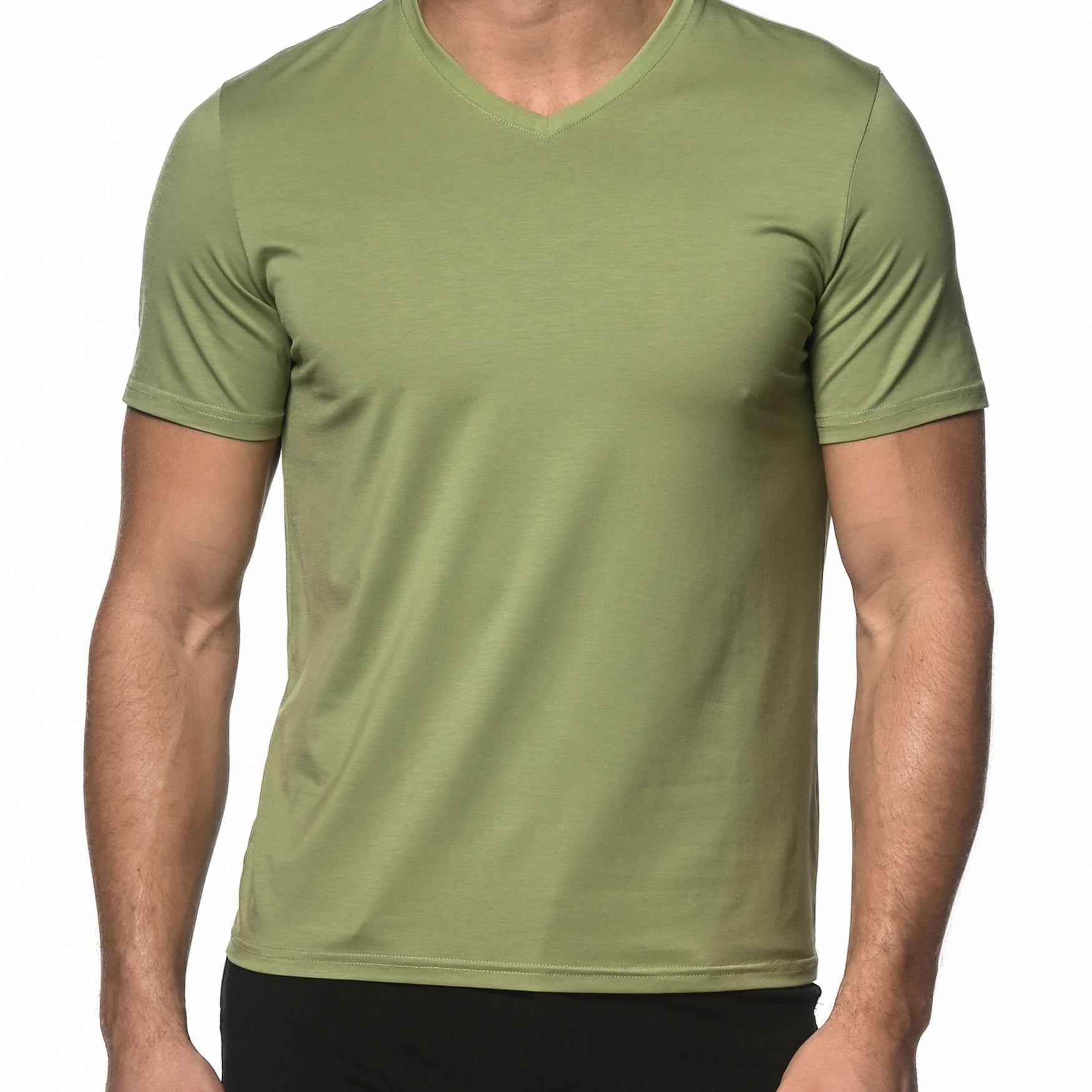 HERB V-NECK SHORT SLEEVE JERSEY T-SHIRT ST-61