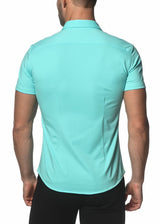 CAPRI SOLID KNIT STRETCH SHORT SLEEVE SHIRT ST-960