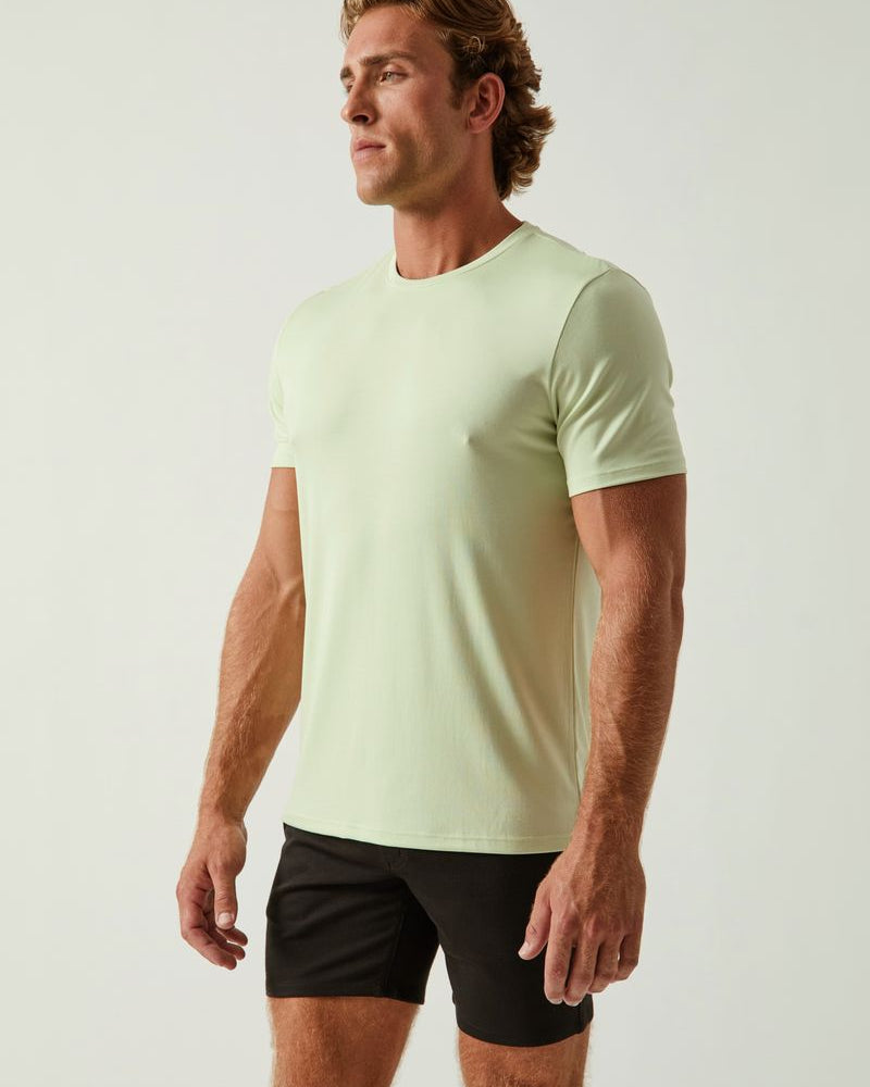 FENNEL SOLID STRETCH MODAL CREW NECK TEE ST-9011