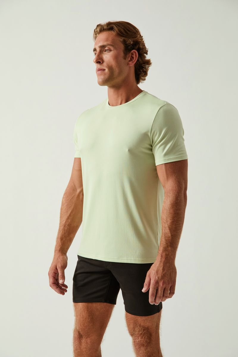 FENNEL SOLID STRETCH MODAL CREW NECK TEE ST-9011