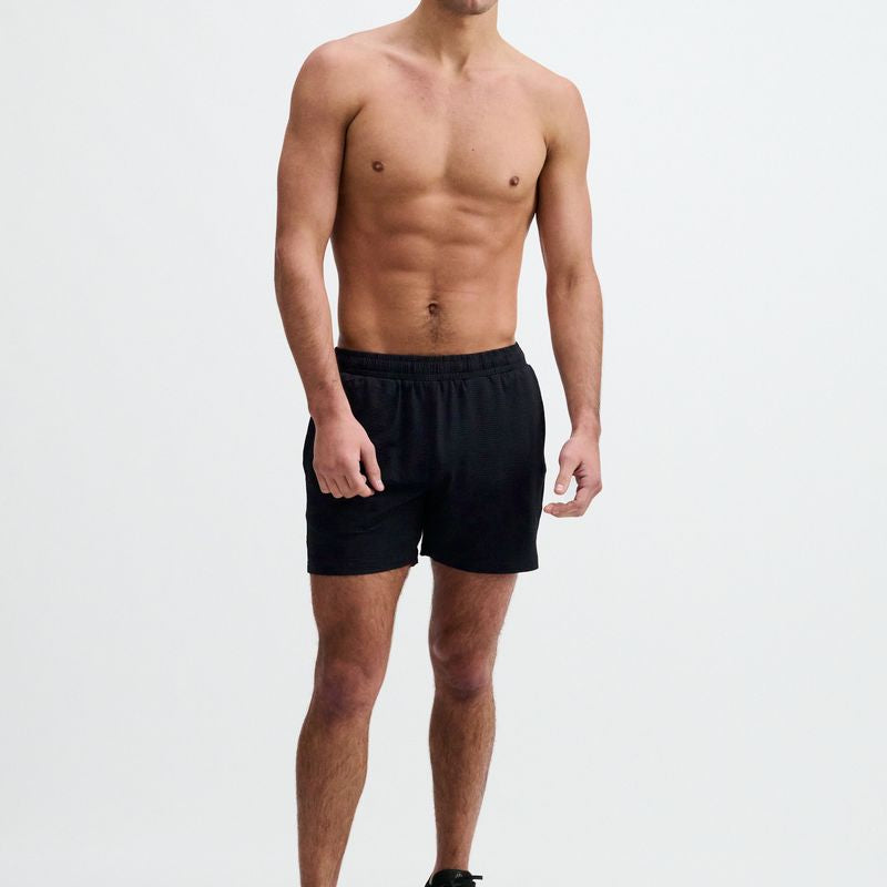 MIDNIGHT TEXTURED MESH STRETCH PERFORMANCE SHORTS ST-1466-100