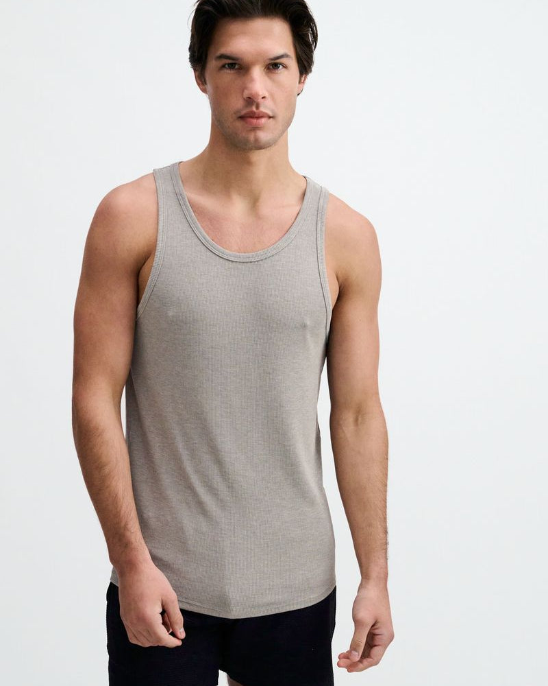 SHARK RIB STRETCH MODAL TANK STA-16004-03