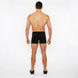 BLACK VAULT GYM-TECH 3.5" INSEAM STRETCH SHORTS W/ 3-COLOR HEAT WELD ZIPPERS STA-10500-02