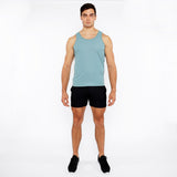 SEAWEED TEXTURED STRETCH MESH PERFORMANCE TANK TOP ST-290
