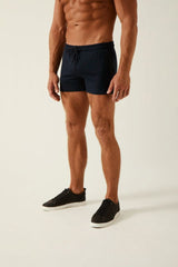 NAVY VAULT 3.5 INSEAM GYM STRETCH SHORTS ST-10500