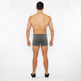 GREYSTONE VAULT GYM-TECH 3.5" INSEAM STRETCH SHORTS W/ 3-COLOR HEAT WELD ZIPPERS STA-10500-02
