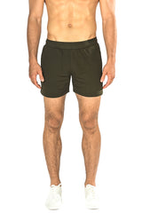 OLIVE 6" STRETCH MESH PERFORMANCE SHORTS ST-1466 Final Sale