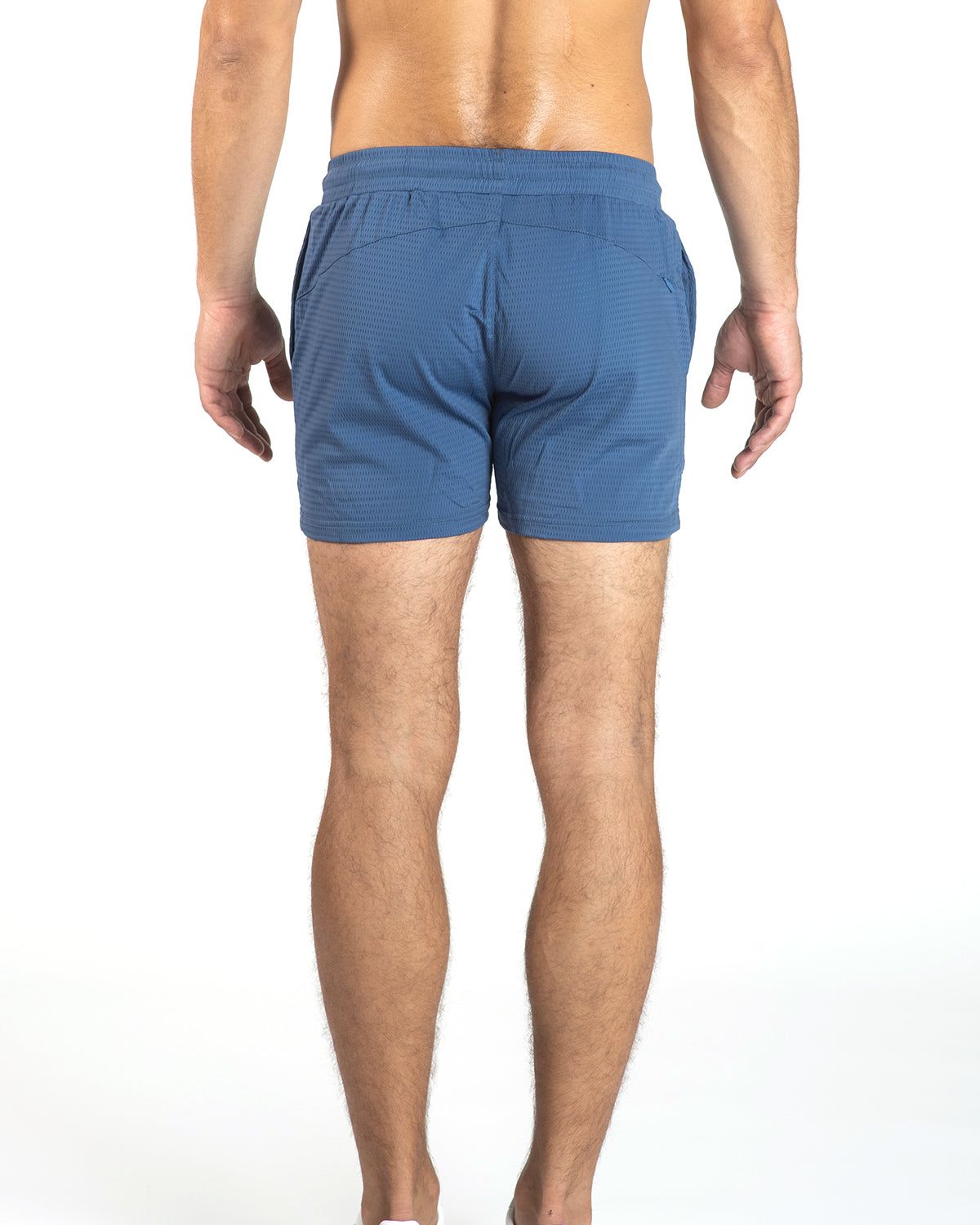 PACIFIC BLUE 6" STRETCH MESH PERFORMANCE SHORTS ST-1466 FINAL SALE