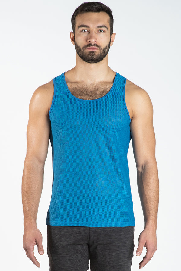 AZURE AIR MESH PERFORMANCE TANK ST-213-Final Sale